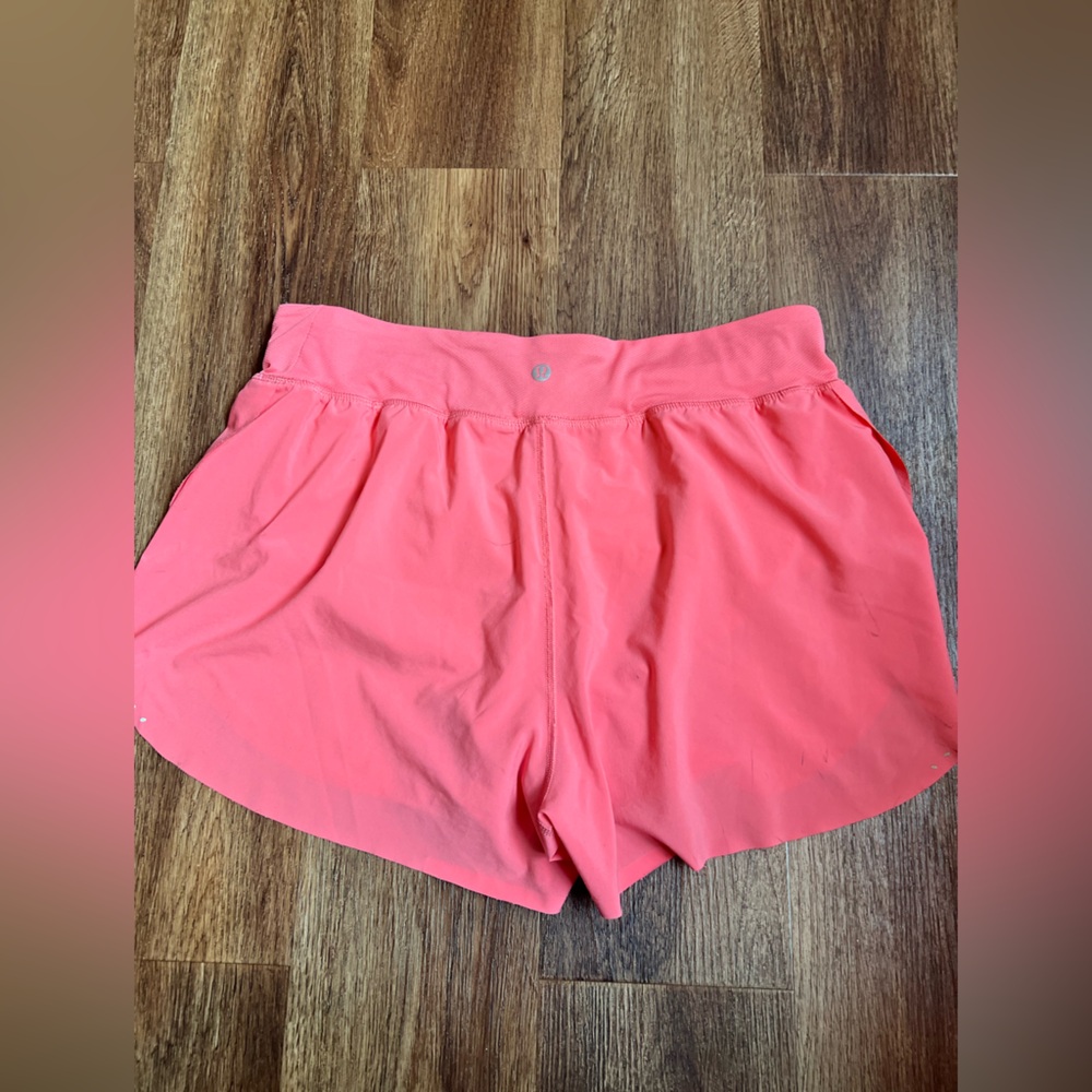 Lululemon Athletica coral  Athletic Shorts Women size S no size tag - Picture 5 of 9